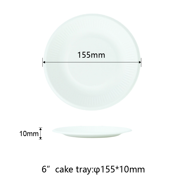 Eco-friendly Party Plates 6-inch Cake Round Plate Biodegradable Tableware Manufacturer - SINCERE