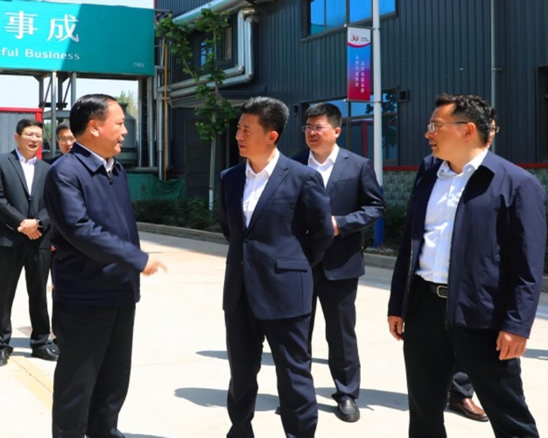 Zaozhuang Municipal Committee Standing Committee Member and Tengzhou Municipal Party Secretary Wang Guangbu visited Sincere EcoTech for research
